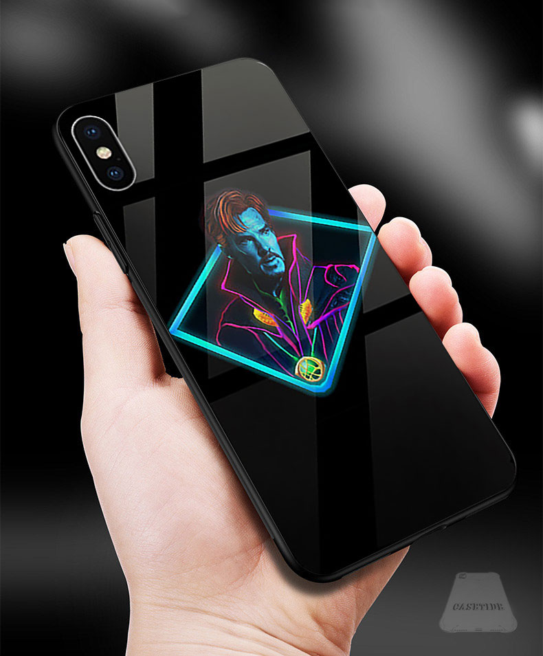 Marvel light up mobile phone case