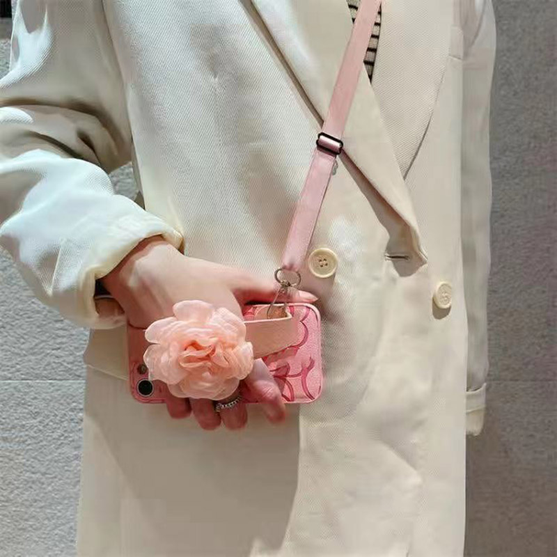 Organza Flower Pink iPhone case 4