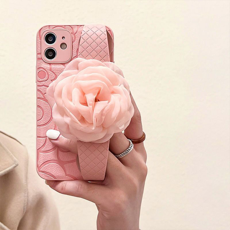 Organza Flower Pink iPhone case 6