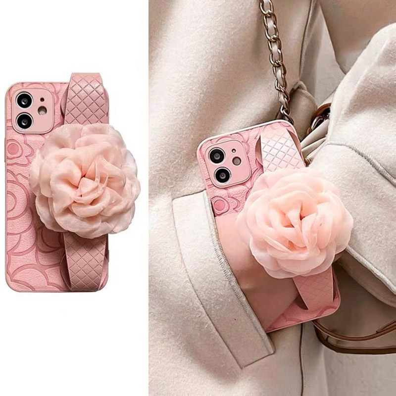 Organza Flower Pink iPhone case